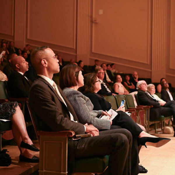 Audience seated