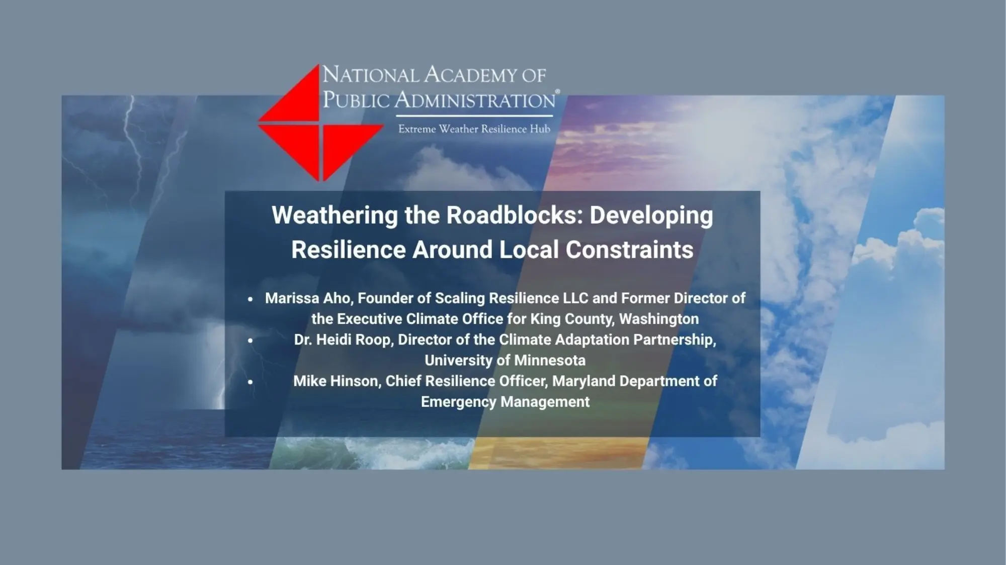 Weathering the Roadblocks: Developing Resilience Around Local Constraints
