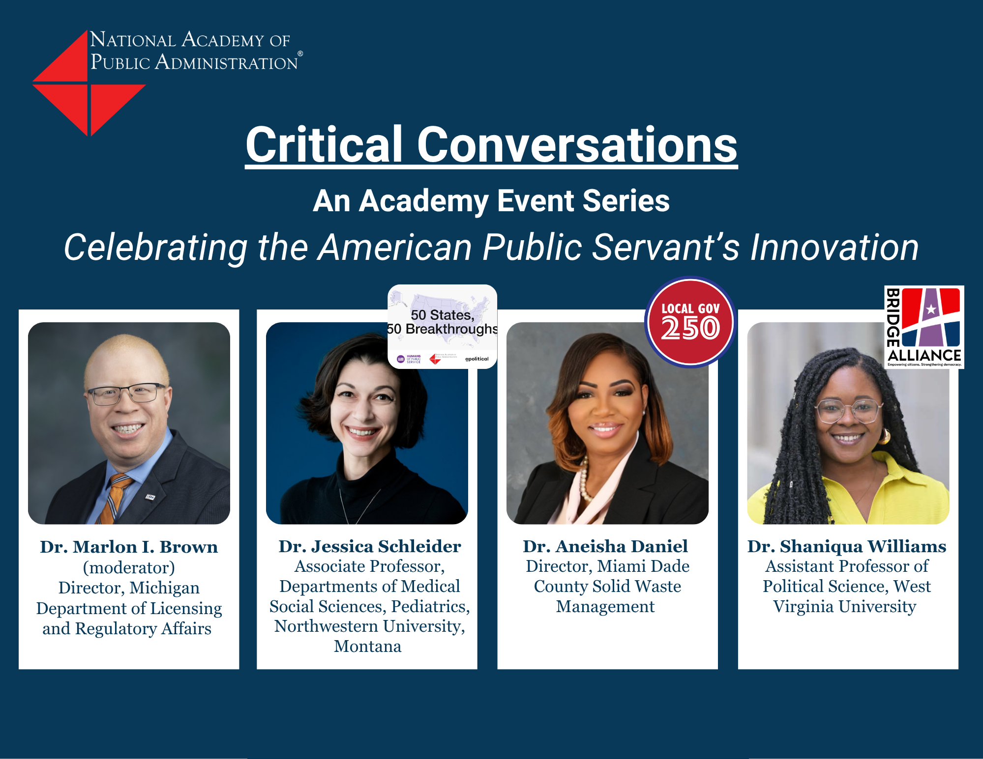 Critical Conversations: Celebrating the American Public Servant’s Innovation
