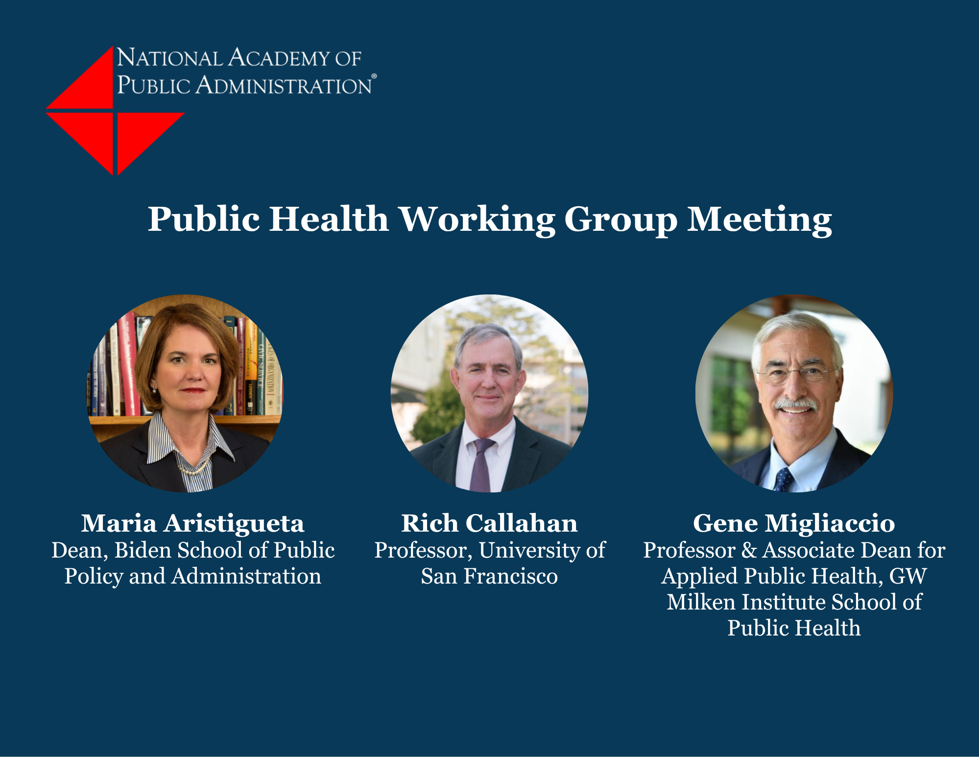 Public Health Working Group Meeting