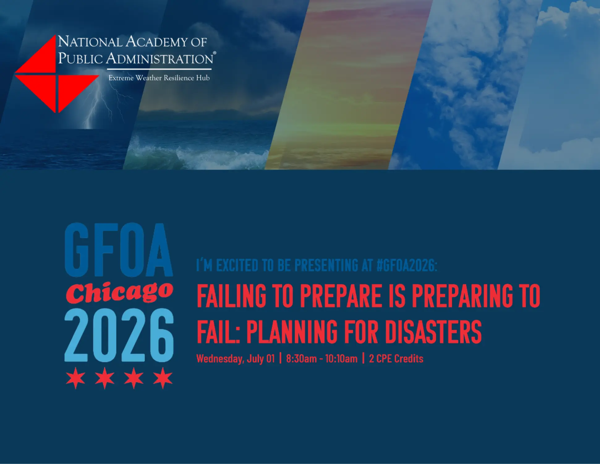 Failing to Prepare Is Preparing to Fail: Why Finance Officers Belong at the Resilience Table