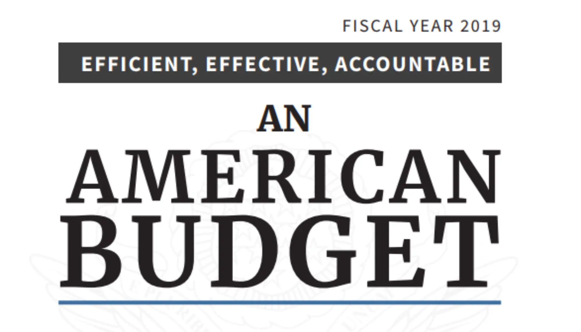 No Time to Wait Report mentioned in President's FY 19 Budget