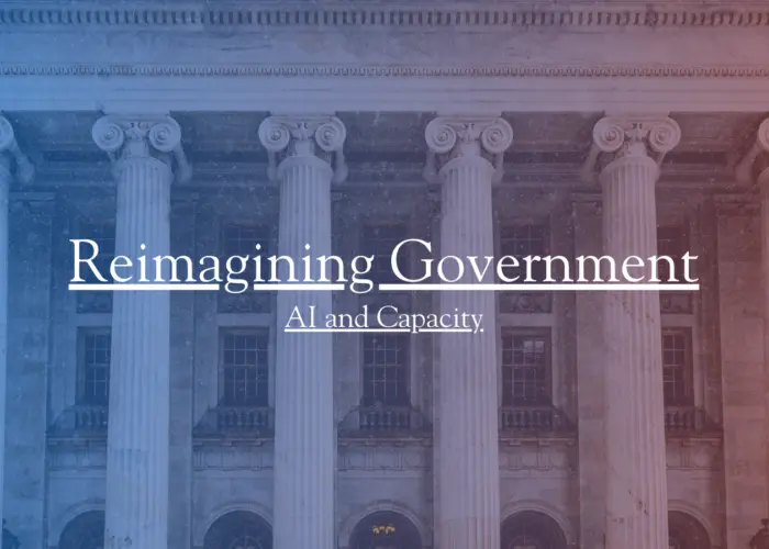 Reimagining Government, Part 4: Transforming Capacity