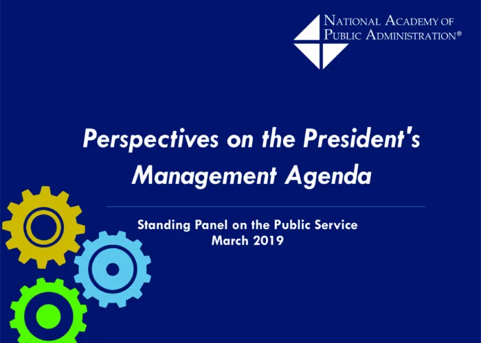 The President's Management Agenda Turns One