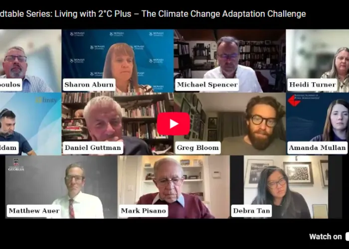 VIDEO Part 3: Living with 2°C Plus – The Climate Change Adaptation Challenge Monash University